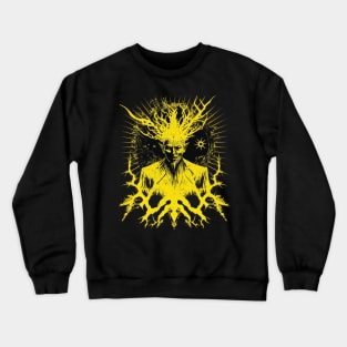 yellow king Crewneck Sweatshirt